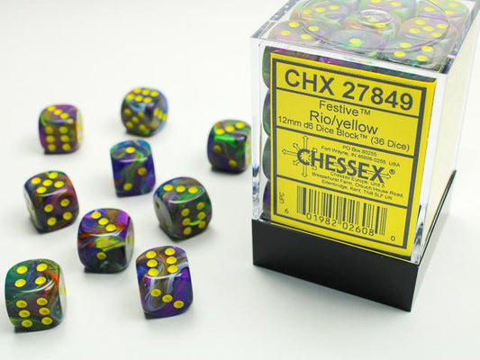 CHX27849 - Festive Rio/yellow 12mm