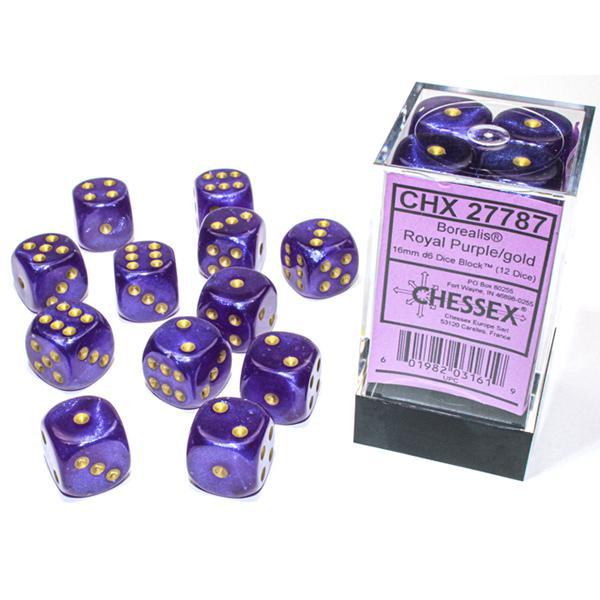 CHX27787 - Borealis Luminary: Royal Purple/Gold 16mm