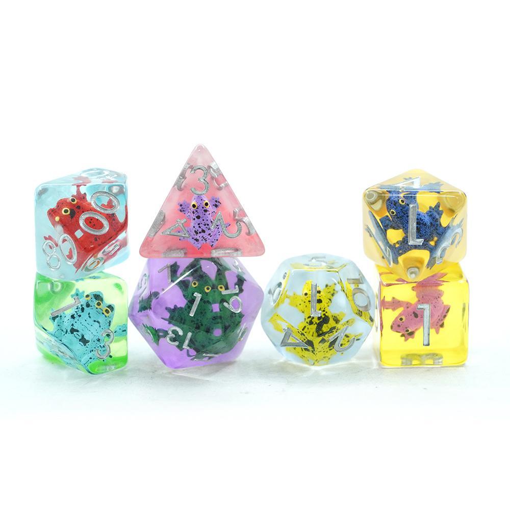 Resin Fill Polyhedral Dice Set -