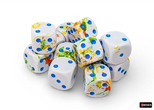CHX24609 - Brush Breezy/blue 16mm d6 Dice Block