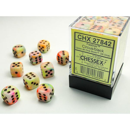 CHX27842 - Festive: Circus/Black 12mm