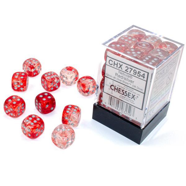 CHX27954 - Nebula Luminary: Red/Silver 12mm