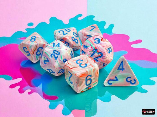 CHX22544 - Festive Mega-hedral Pop Art/blue 7-Die Set