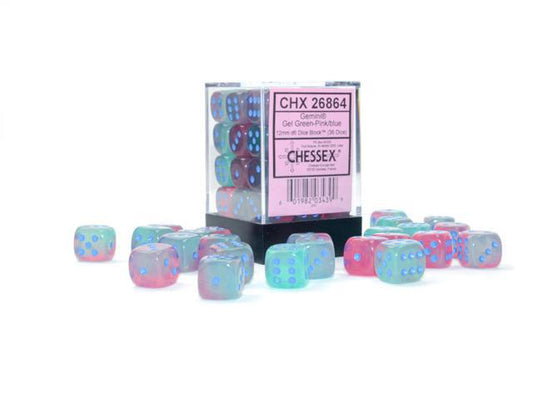 CHX26864 - Gemini Gel Green-Pink/blue Luminary 12mm