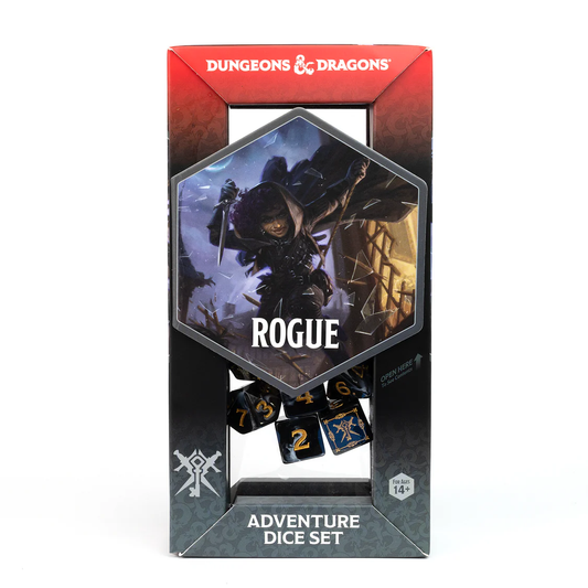 Sirius Adventure Dice Set - Rogue Black