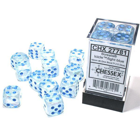 CHX27781 - Borealis Luminary: Icicle/Light Blue 16mm
