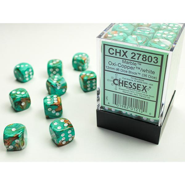 CHX27803 - Marble: Oxi-Copper/White 12mm