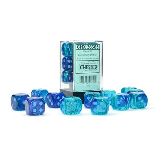 CHX26663 - Gemini Luminary: Blue-Blue/Light Blue 16mm