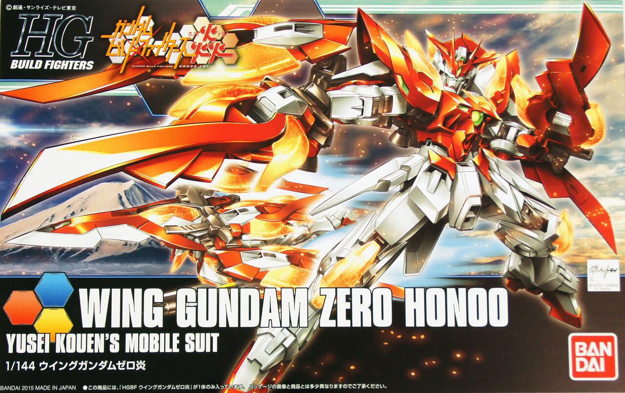 HG BF Wing Gundam Zero Honoo Yusei Kouen's Mobile Suit
