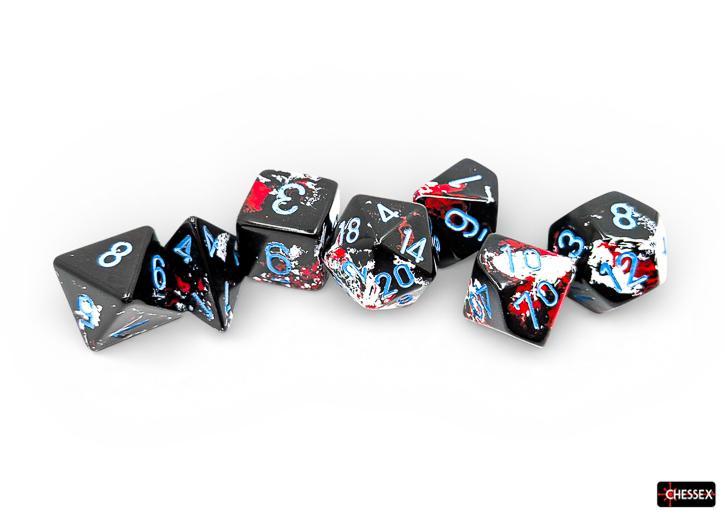 CHX24408 - Brush Polyhedral Dark Side/blue 7-Die Set