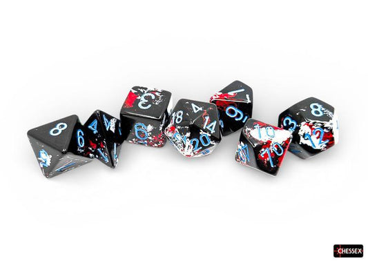 CHX24408 - Brush Polyhedral Dark Side/blue 7-Die Set