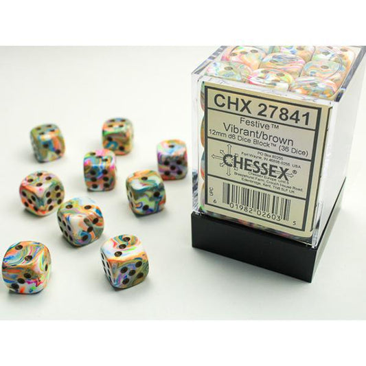 CHX27841 - Festive: Vibrant/Brown 12mm
