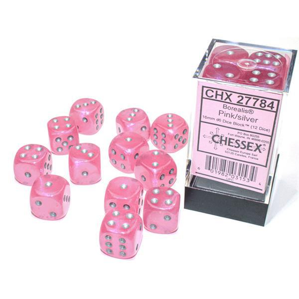 CHX27784 - Borealis Luminary: Pink/Silver 16mm