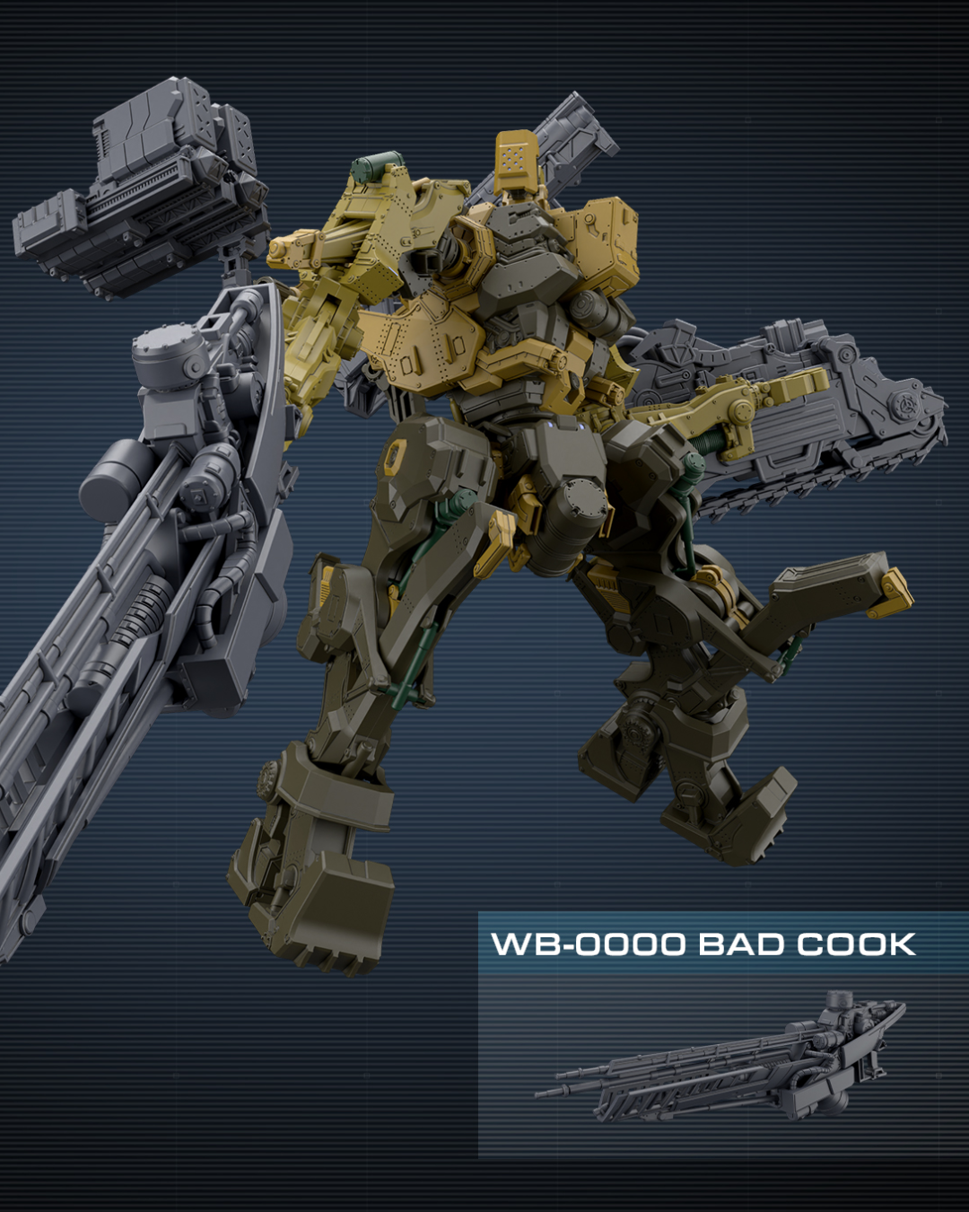 30MM x Armored Core VI RaD CC-3000 Wrecker Milk Tooth "Armored Core VI Fires of Rubicon"