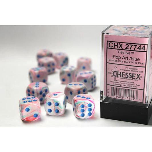CHX27744 - Festive: Pop Art/Blue 16mm