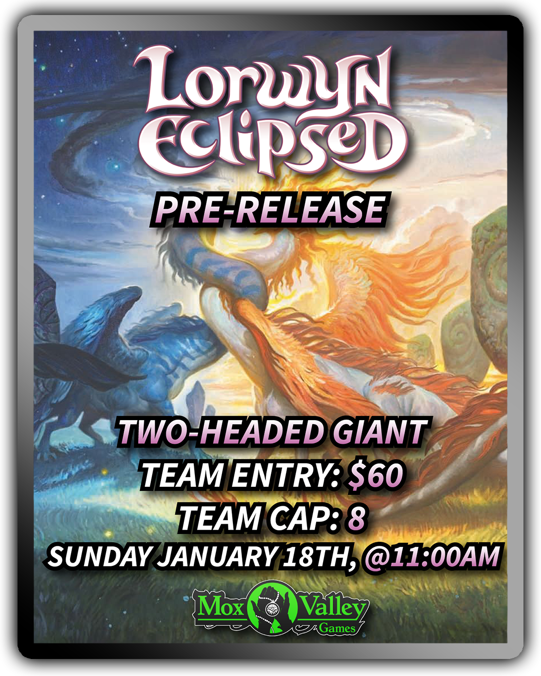 MTG Lorwyn Eclipsed Pre-Release 2HG 1/18