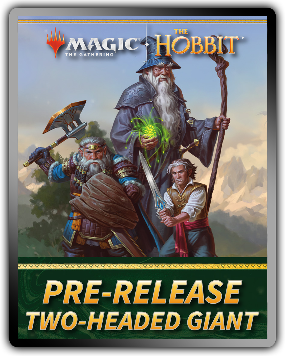 MTG Universes Beyond: The Hobbit Two-Headed Giant Pre-Release (8/9)