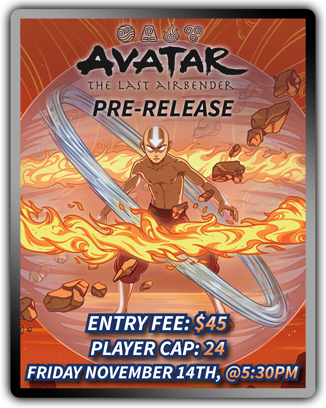 MTG Avatar The Last Airbender Pre-Release 11/14