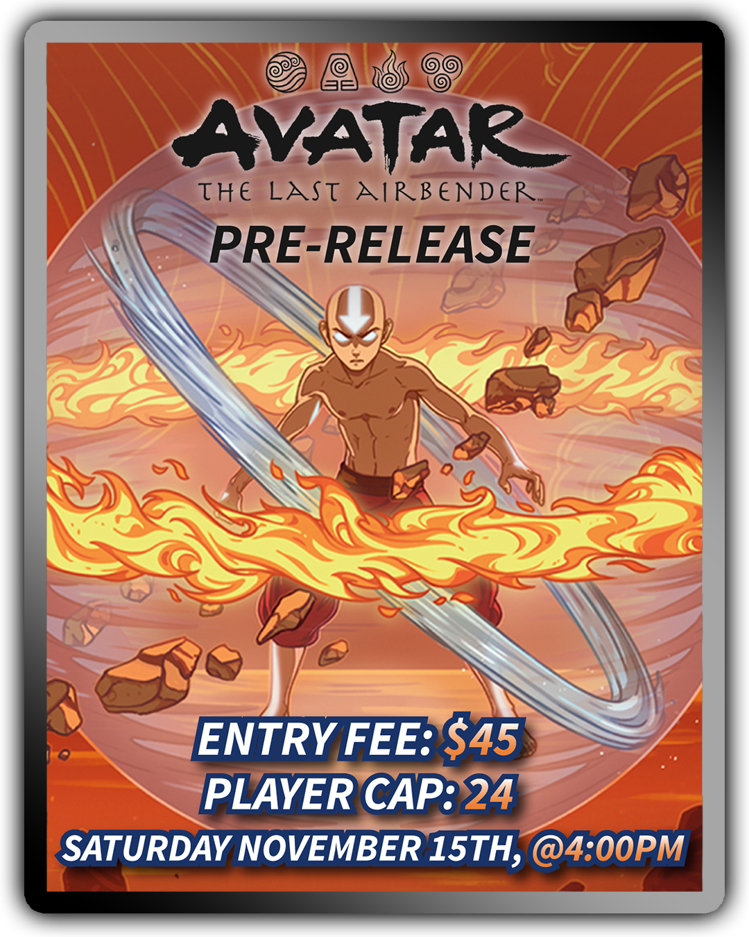 MTG Avatar The Last Airbender Pre-Release 11/15