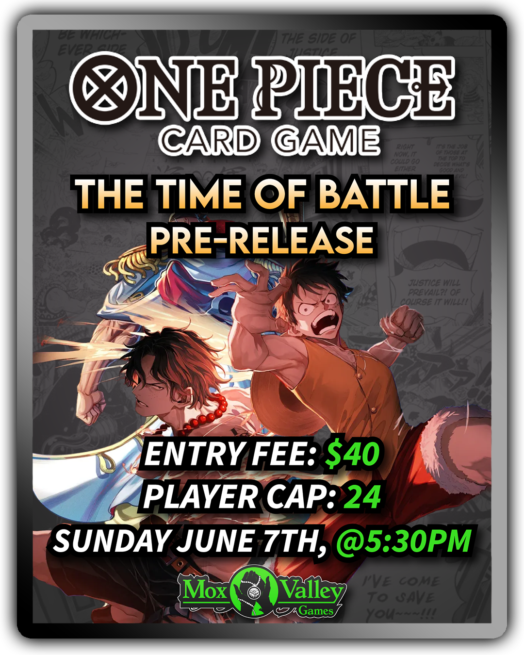 One Piece The Time of Battle Pre-Release (6/7)