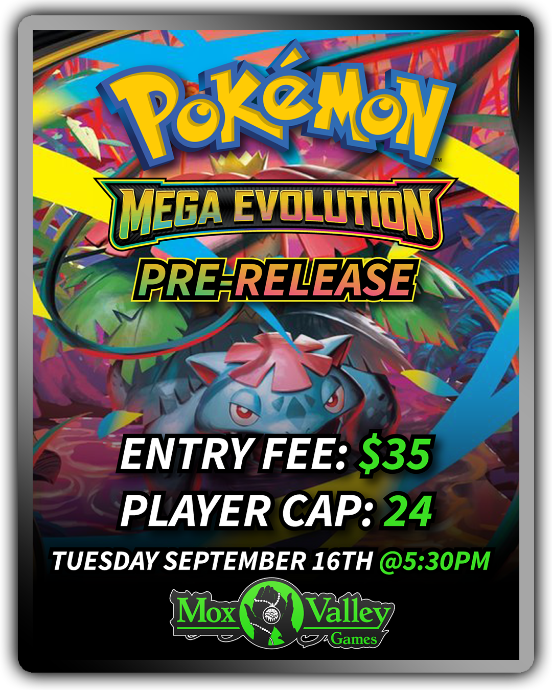 Pokemon Mega Evolution Pre-Release
