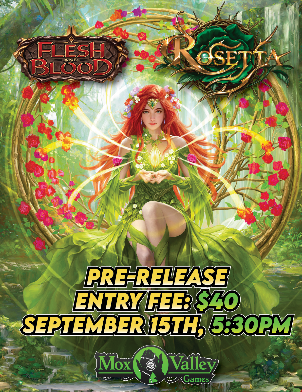 Flesh and Blood Rosetta Pre Release