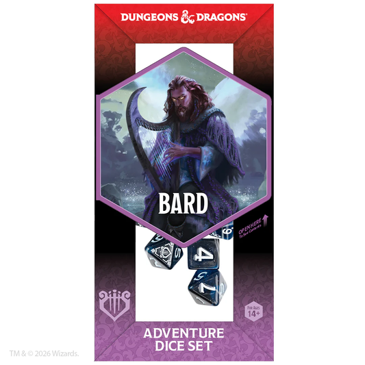 Sirius Adventure Dice Set - Bard Blue / Black