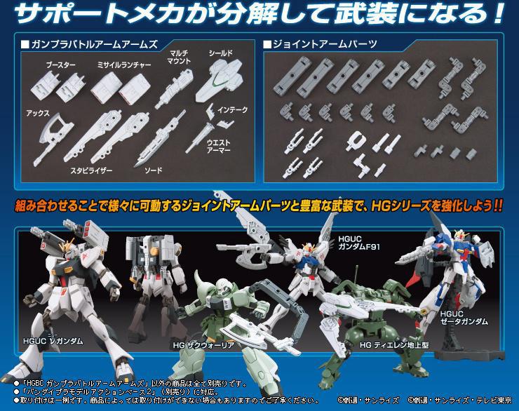 HG BC Gunpla Battle Arm Arms Build Fighters Support Weapon