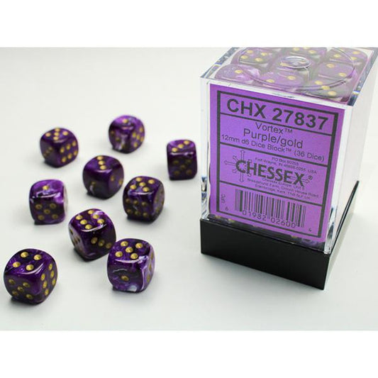 CHX27837 - Vortex: Purple/Gold 12mm