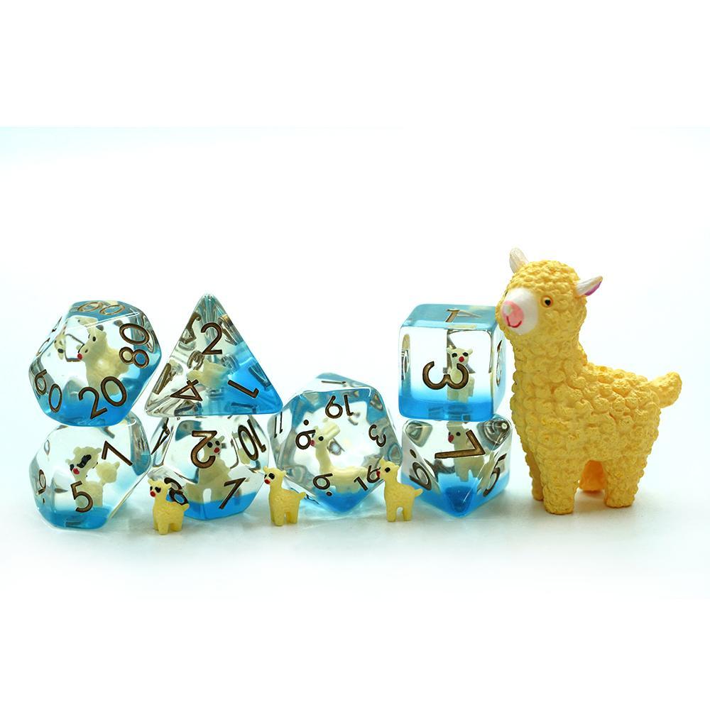 Resin Fill Polyhedral Dice Set -