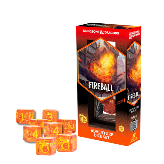 Sirius Adventure Dice Set - Fireball