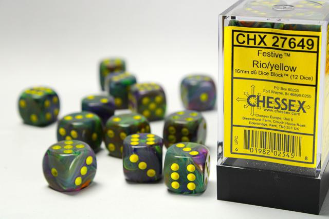 CHX27649 - Festive: Rio/Yellow 16mm