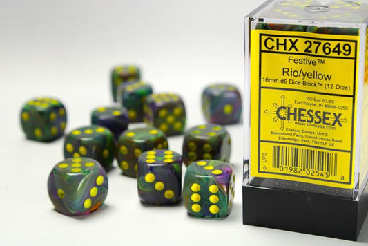 CHX27649 - Festive: Rio/Yellow 16mm