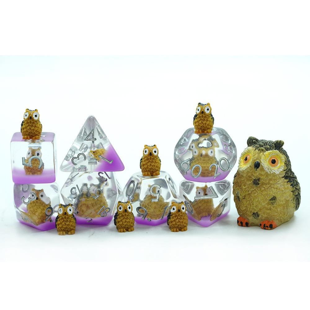 Resin Fill Polyhedral Dice Set -