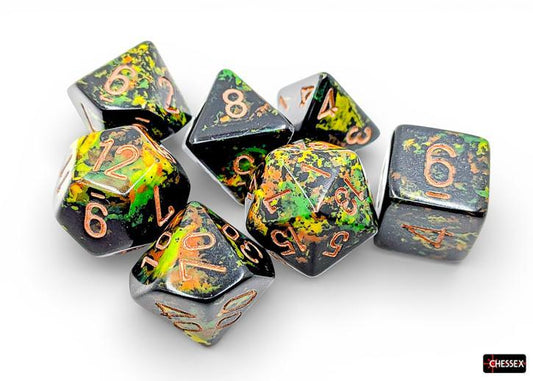 CHX24405 - Brush Polyhedral Deep Forest/gold 7-Die Set