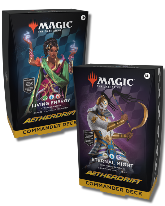 Aetherdrift Commander Decks