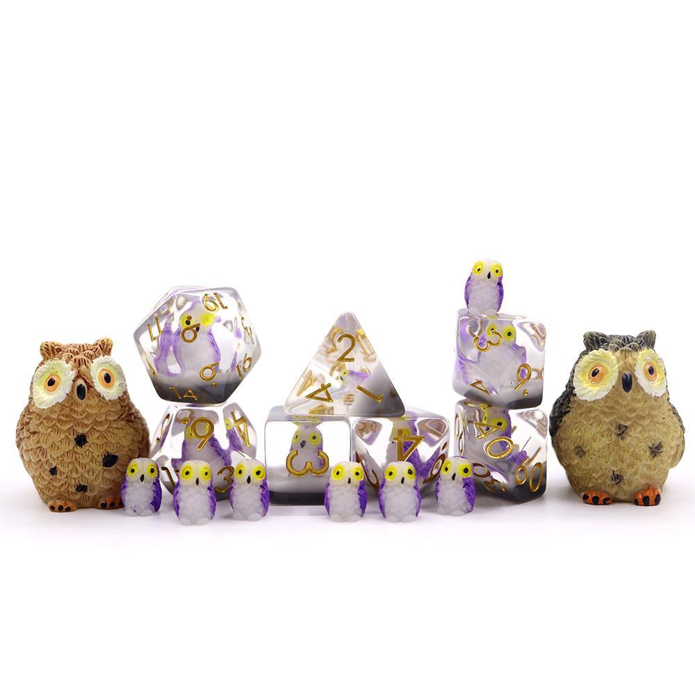 Resin Fill Polyhedral Dice Set -
