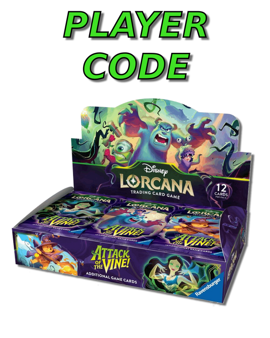 *Pre-Order* Lorcana Attack of the Vine! *In-Store Pickup* (Limit 4) - Player Code