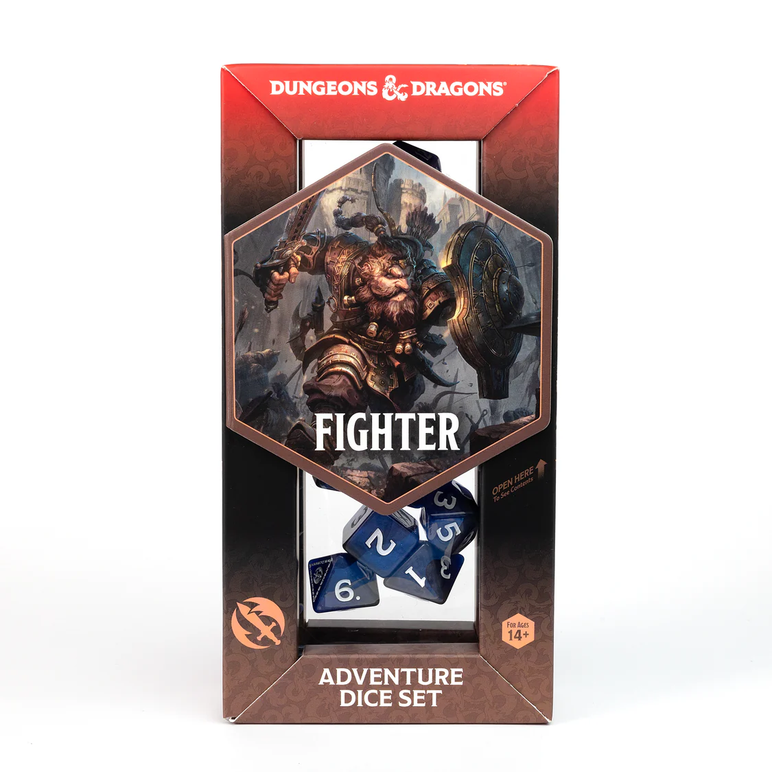 Sirius Adventure Dice Set - Fighter Blue