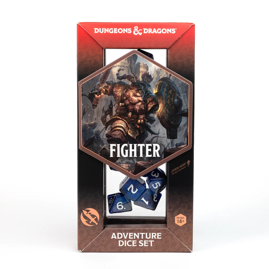 Sirius Adventure Dice Set - Fighter Blue