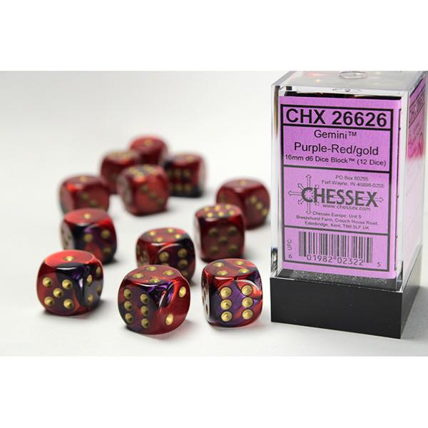 CHX26626 - Gemini: Purple-Red/Gold 16mm