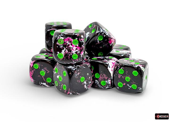 CHX24614 - Brush Paintball/green 16mm d6 Dice Block
